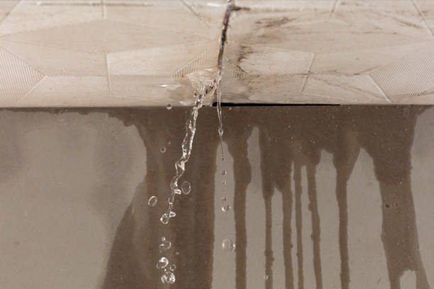 Professional Sewage Cleanup technician working in New London, IA